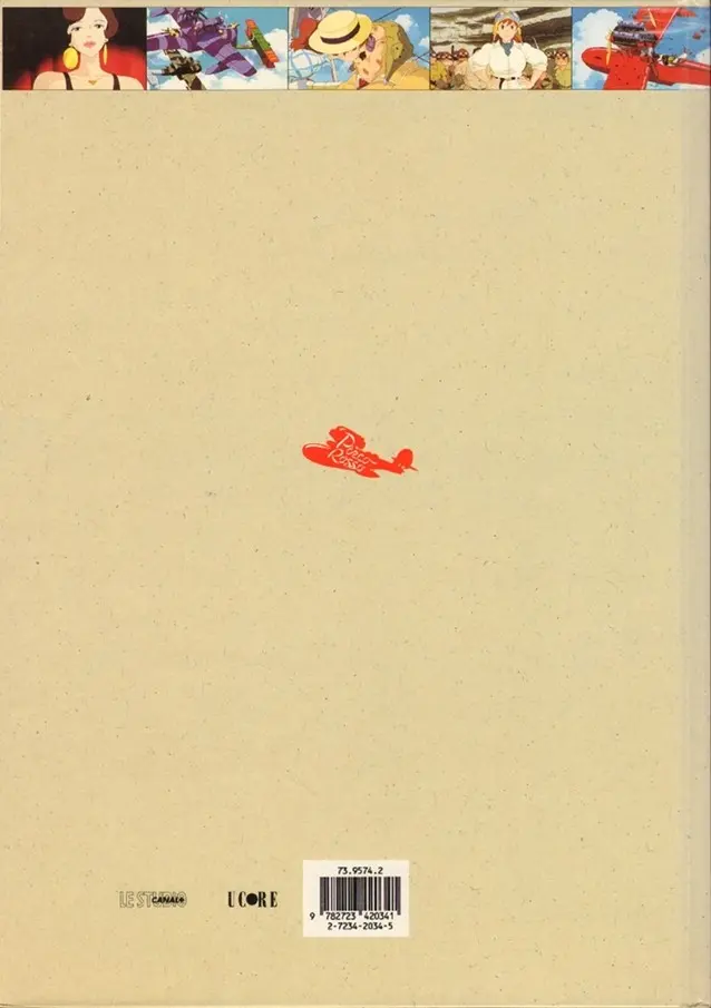 Verso de l'album Porco Rosso La Légende