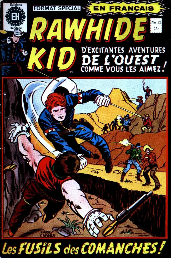 Couverture de l'album Rawhide Kid N° 12 Les fusils des Comancheros !