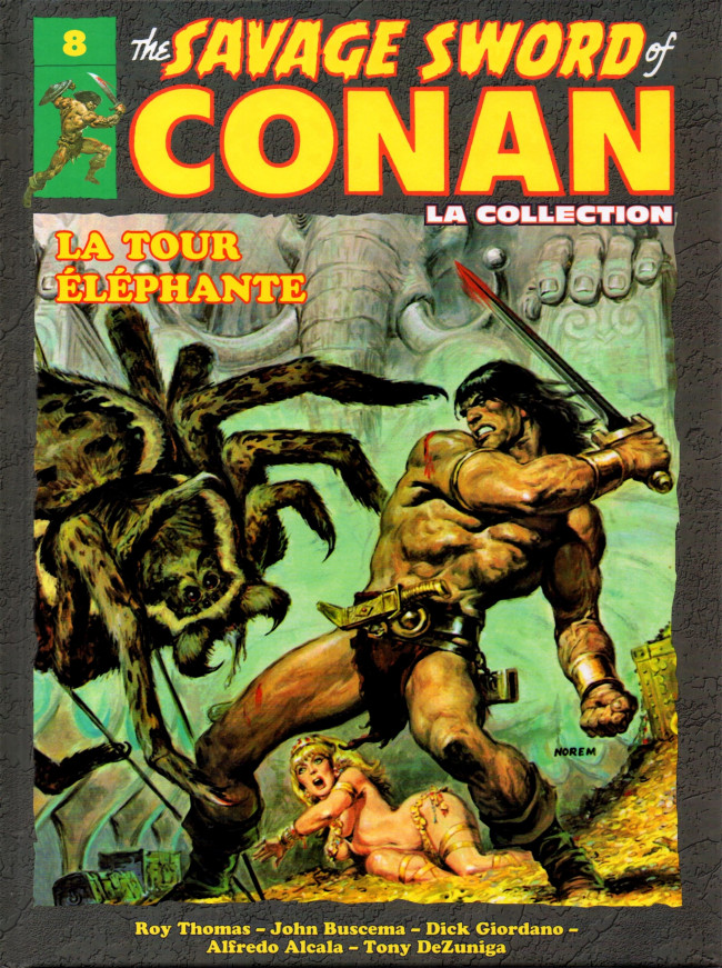 Couverture de l'album The Savage Sword of Conan - La Collection Tome 8 La tour éléphante