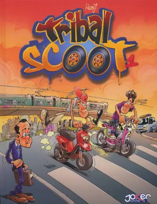 Couverture de l'album Tribal scoot Tome 1 Tribal d'un Jour, Tribal Toujours