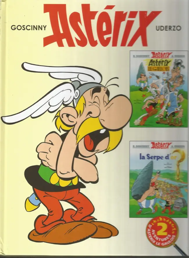 Couverture de l'album Astérix Tomes 1 et 2 Astérix le gaulois / La serpe d'or