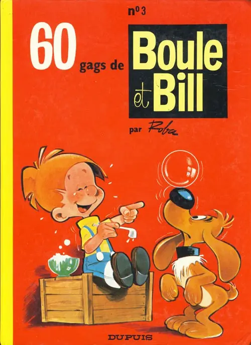 Couverture de l'album Boule & Bill Tome 3 60 gags de Boule et Bill