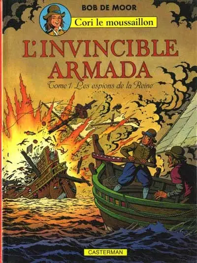 Couverture de l'album Cori le Moussaillon Tome 2 L'invincible armada 1 - les espions de la reine