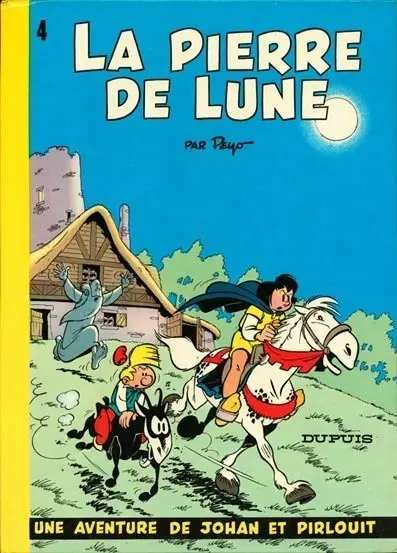 Couverture de l'album Johan et Pirlouit Tome 4 La pierre de lune