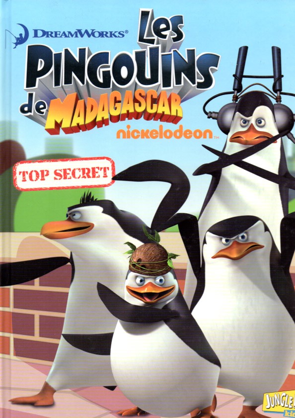 Couverture de l'album Les Pingouins de Madagascar Jungle kids Tome 2 Top secret