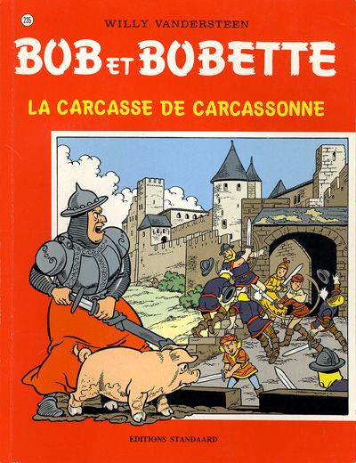 Couverture de l'album Bob et Bobette Tome 235 La carcasse de Carcassonne