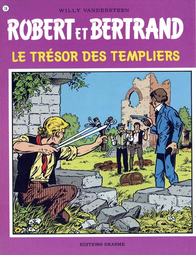 Couverture de l'album Robert et Bertrand Tome 24 Le trésor des Templiers