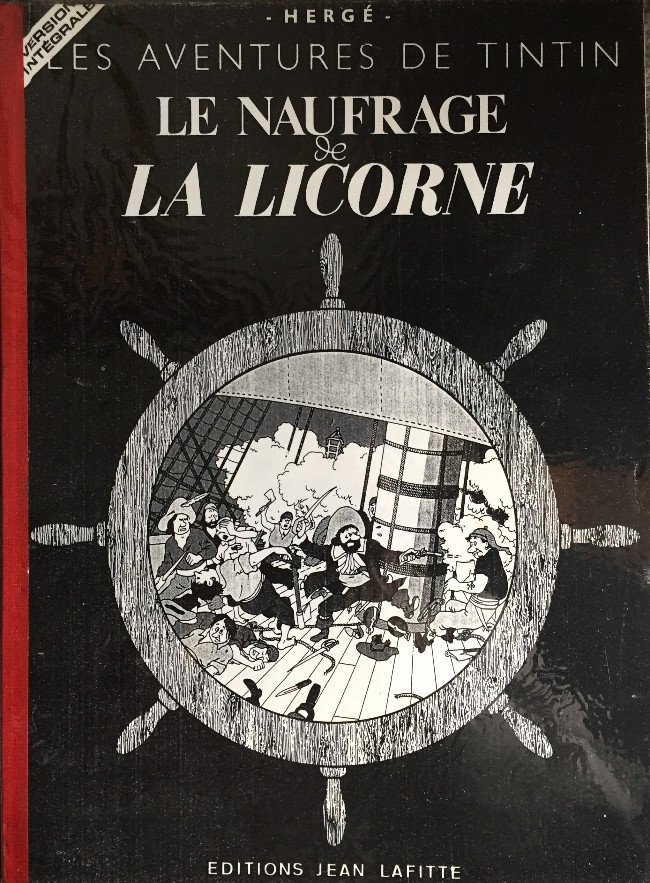 Couverture de l'album Tintin Le naufrage de la Licorne