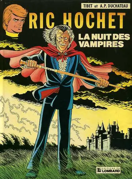 Couverture de l'album Ric Hochet Tome 34 La nuit des vampires