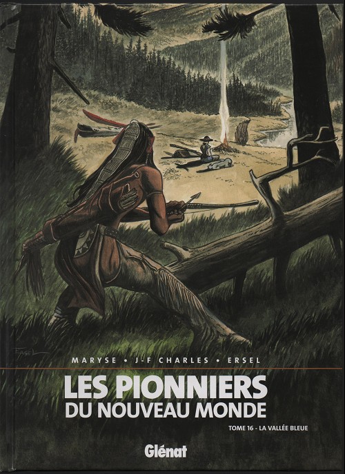 Couverture de l'album Les Pionniers du Nouveau Monde Tome 16 La vallée bleue