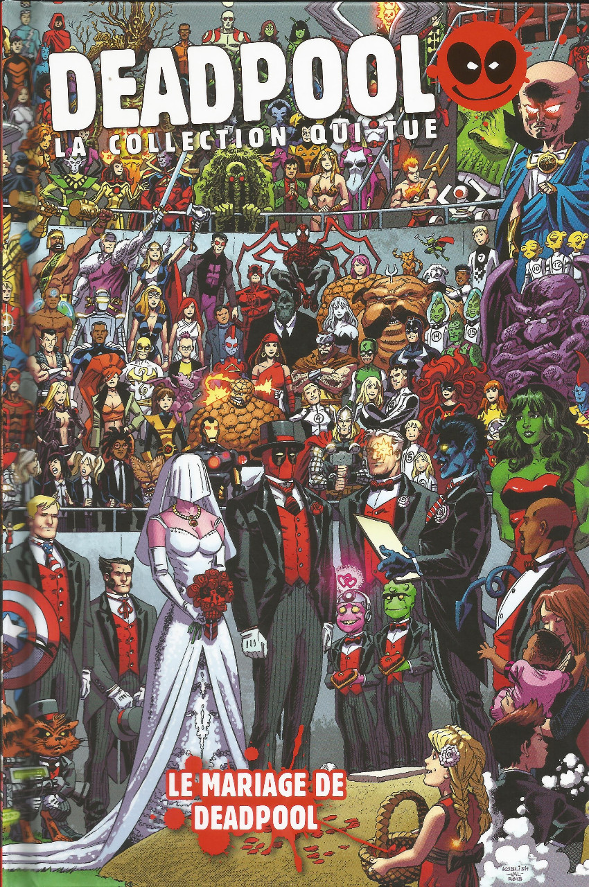 Couverture de l'album Deadpool - La collection qui tue Tome 38 Le mariage de Deadpool