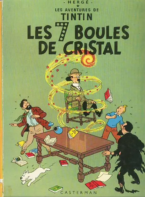 Couverture de l'album Tintin Tome 13 Les 7 boules de cristal