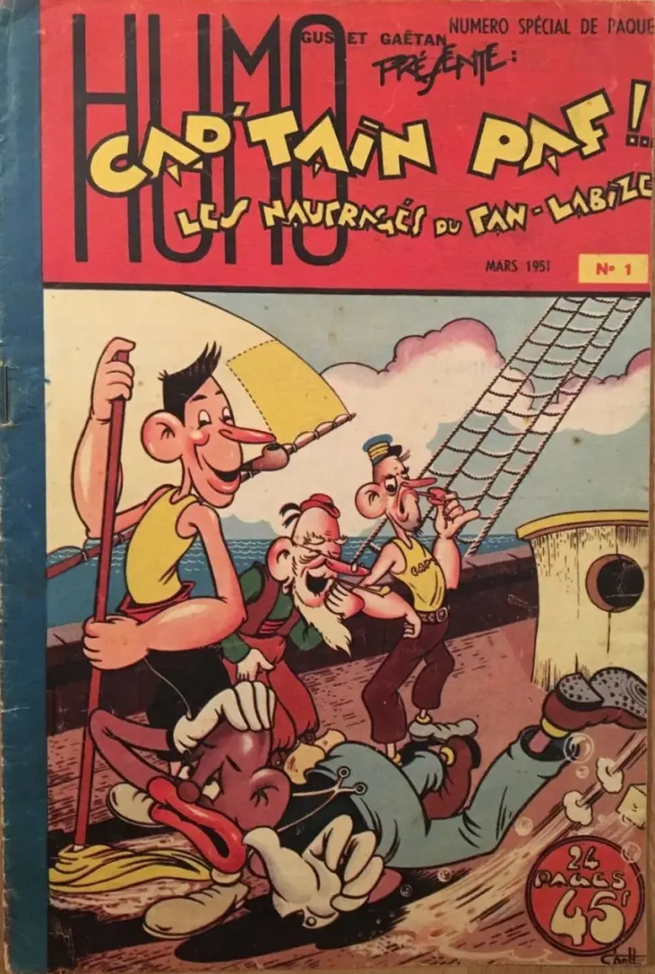 Couverture de l'album Cap'tain Paf !.. Tome 1 Les Naufragés du Fan-Labize