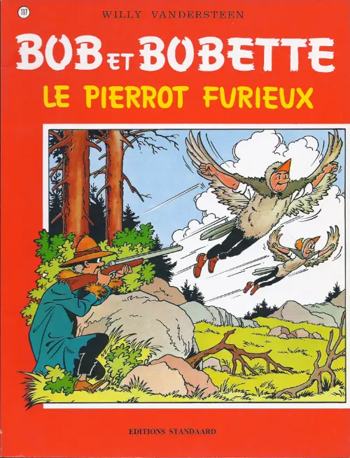 Couverture de l'album Bob et Bobette Tome 117 Le pierrot furieux