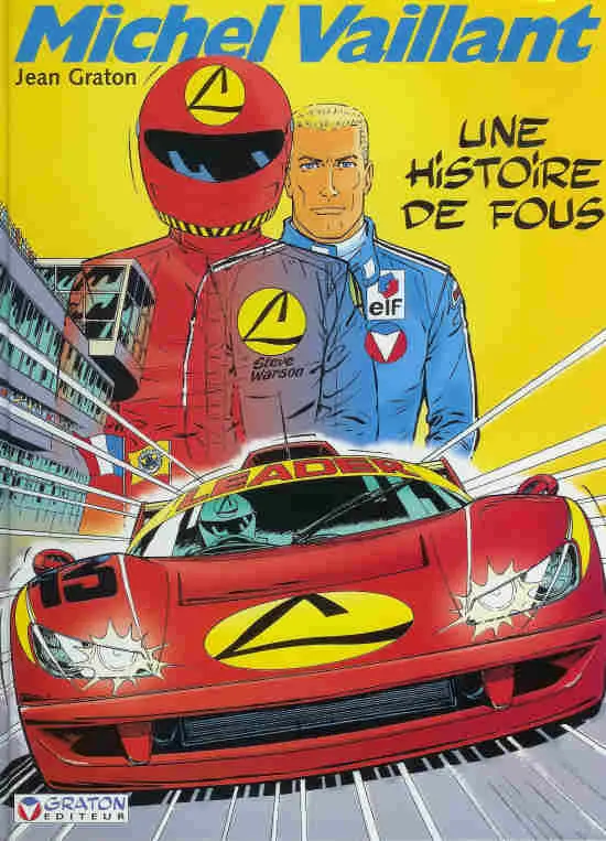 Couverture de l'album Michel Vaillant Tome 55 Une histoire de fous