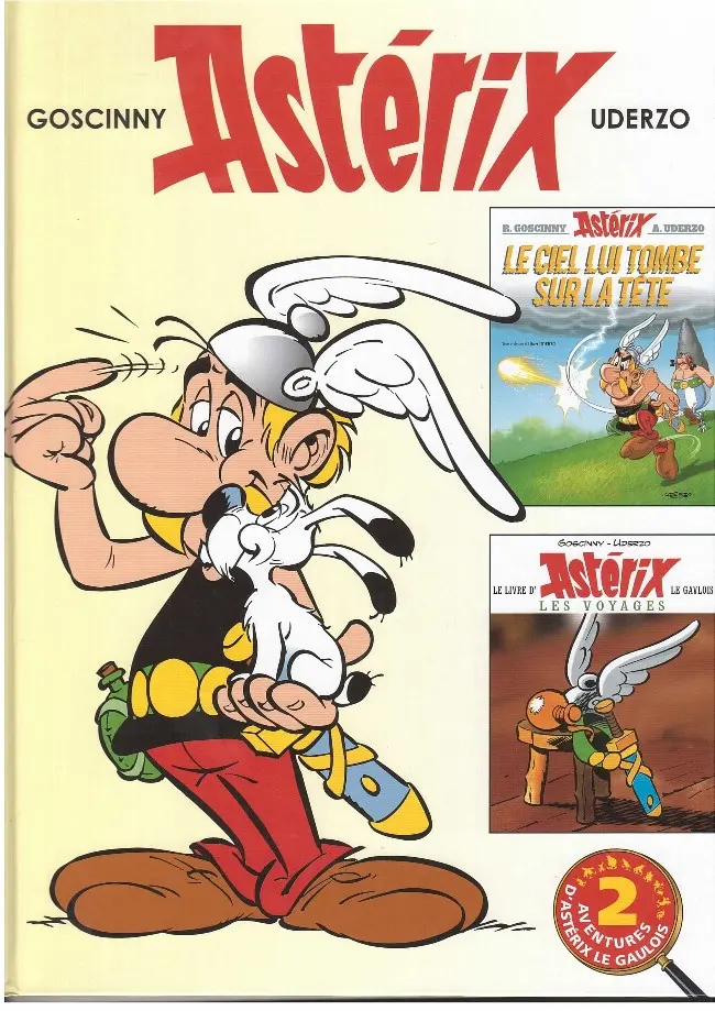 Couverture de l'album Astérix Tome 33 + HS Le ciel lui tombe sur la tête / Astérix les voyages
