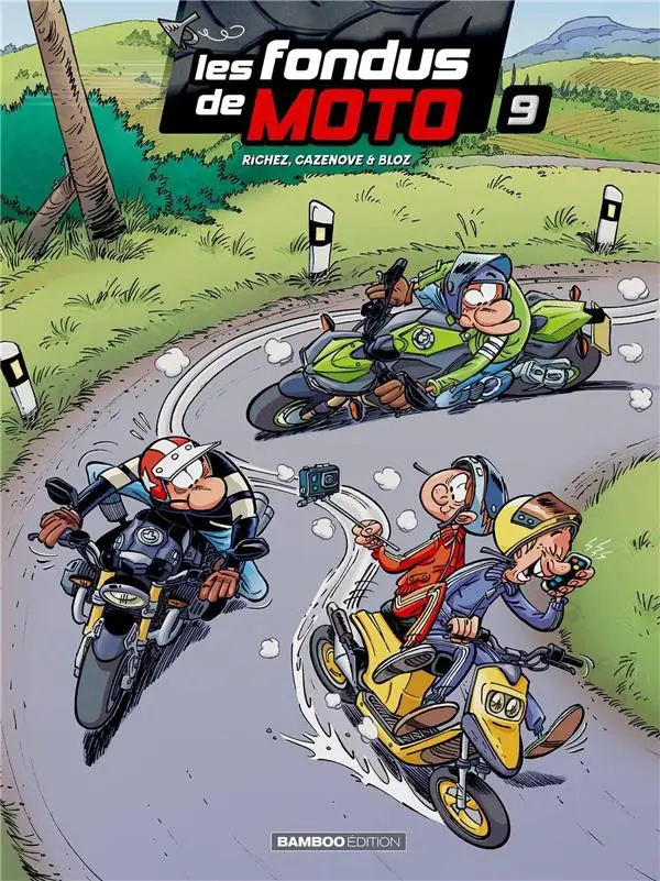 Couverture de l'album Les fondus de moto Tome 9