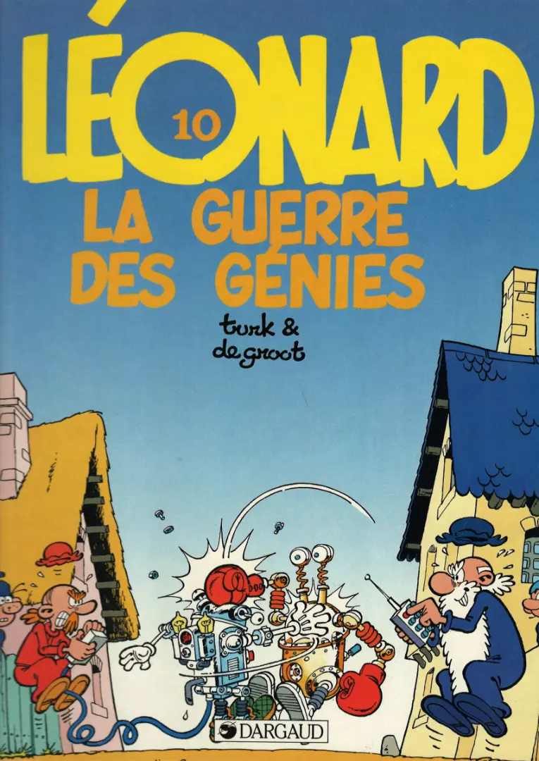 Couverture de l'album Léonard Tome 10 La guerre des génies