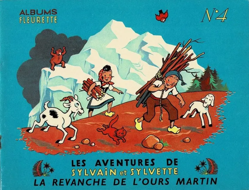 Couverture de l'album Sylvain et Sylvette Tome 4 La revanche de l'ours martin