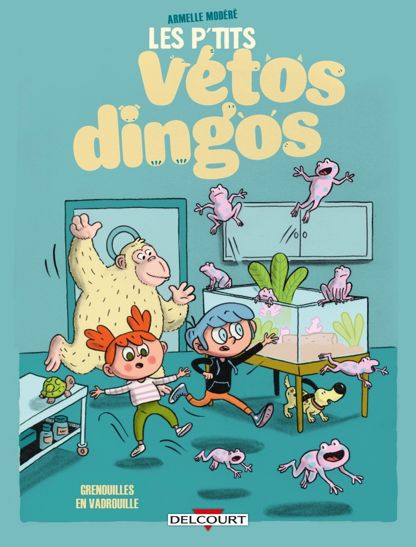 Couverture de l'album Les P'tits Vétos dingos 1 Grenouilles en vadrouille