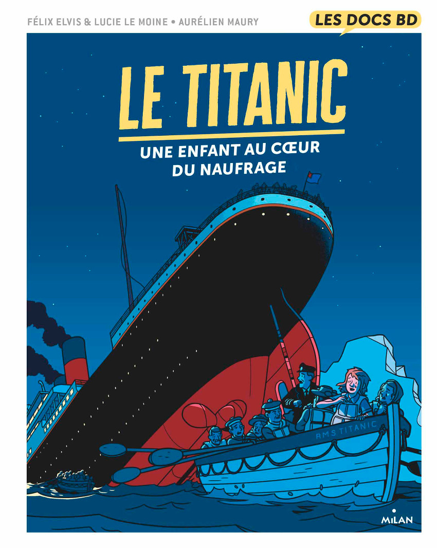 Couverture de l'album Le titanic - Une enfant au cœur du naufrage