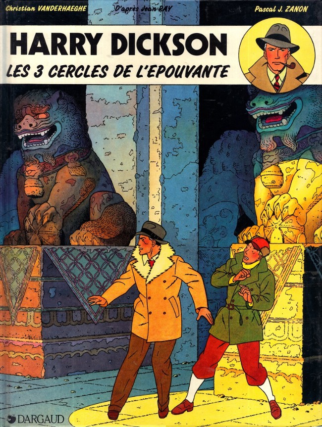 Couverture de l'album Harry Dickson Tome 3 Les 3 cercles de l'épouvante