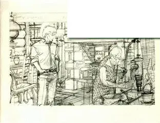 Planche de l'album Carnet de croquis Francq