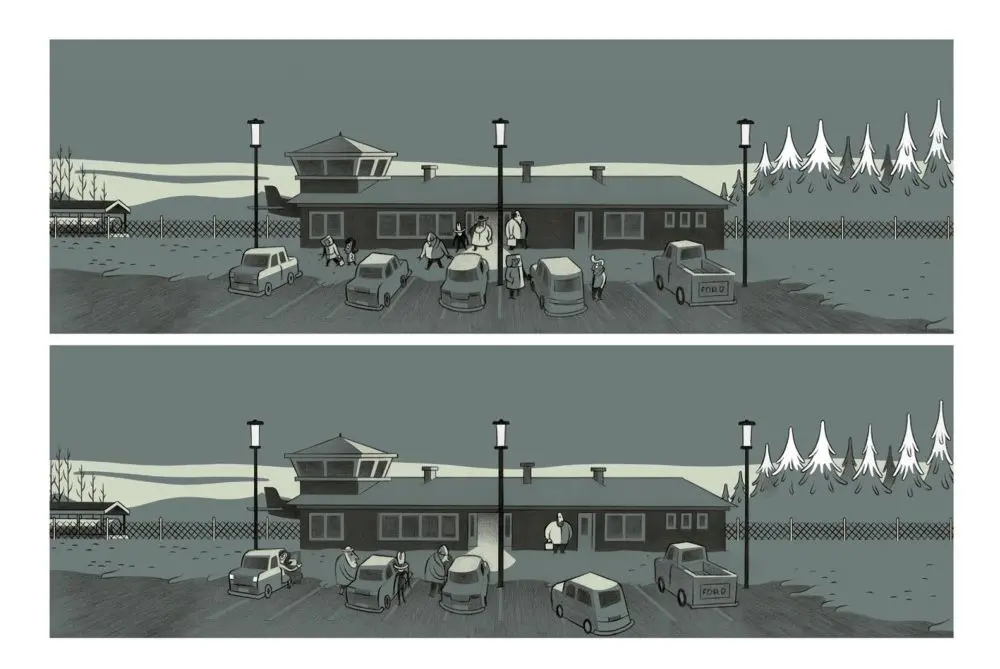 Planche de l'album Röd i Snön