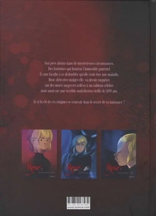 Verso de l'album Rose Tome 3 1 + 1 = 1