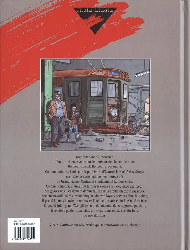 Verso de l'album S.O.S. Bonheur Saison 1 Edition intégrale