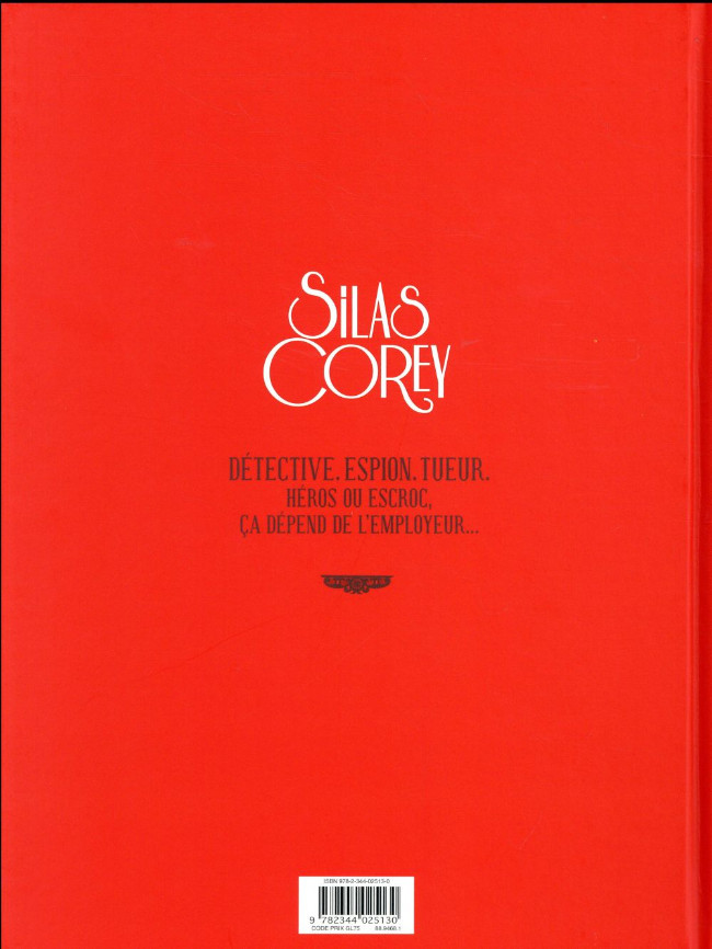 Verso de l'album Silas Corey Cycle 1 Le réseau Aquila