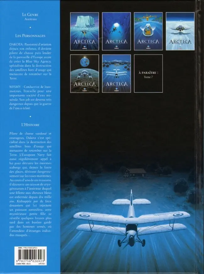 Verso de l'album Arctica Tome 6 Les fugitifs