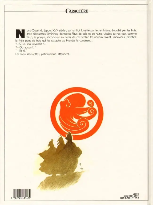 Verso de l'album Tako Tome 1