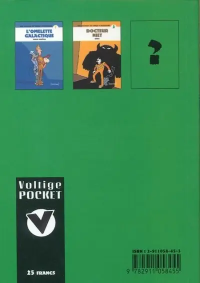 Verso de l'album Voltige et Ratatouille Tome 2 Docteur Niet