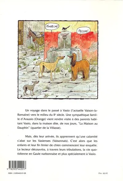 Verso de l'album Voyage à Vasio