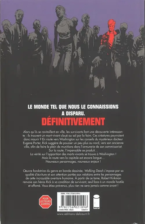 Verso de l'album Walking Dead Tome 10 Vers quel avenir ?