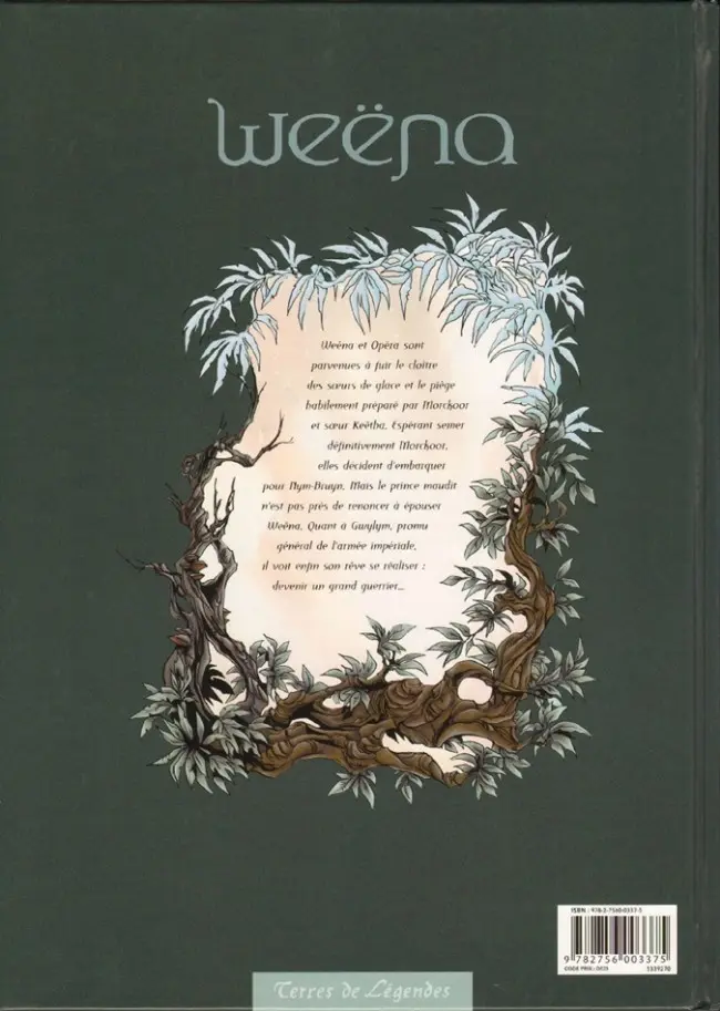 Verso de l'album Weëna Tome 5 Bataille