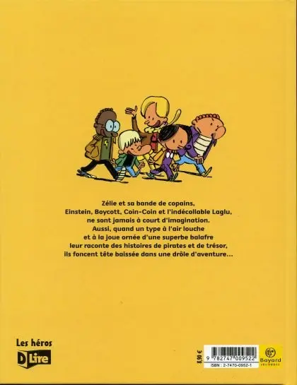 Verso de l'album Zélie et compagnie Tome 1 Pas de quartier