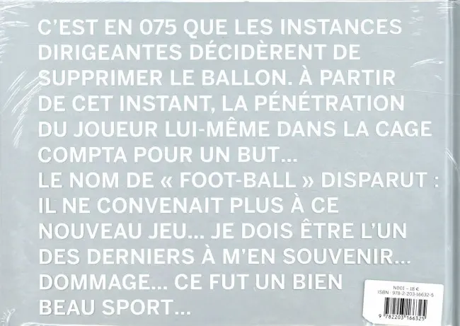 Verso de l'album Hors jeu