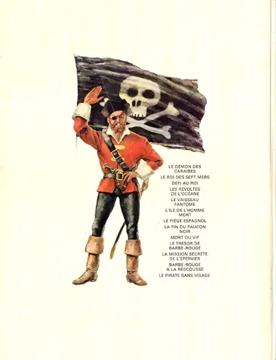 Verso de l'album Barbe-Rouge Tome 5 Les révoltés de l'Océane