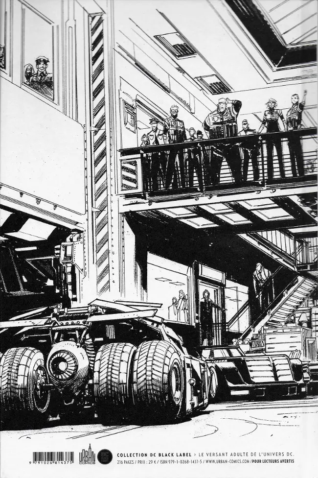 Verso de l'album Batman : White Knight 1