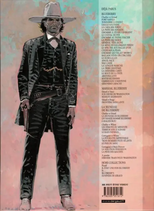 Verso de l'album Blueberry Tome 1 Fort Navajo
