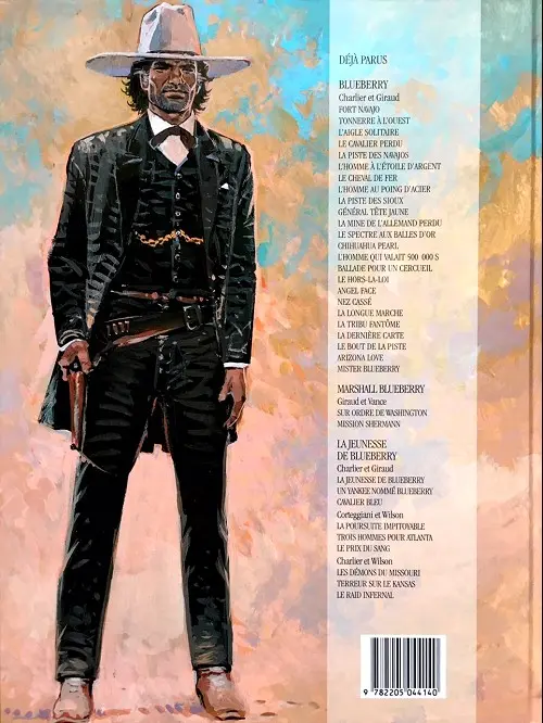 Verso de l'album La Jeunesse de Blueberry Tome 3 Cavalier bleu