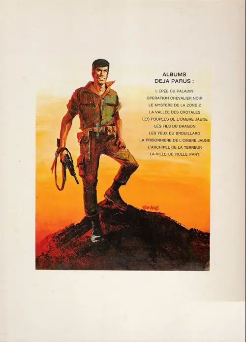 Verso de l'album Bob Morane Tome 8 L'épée du paladin
