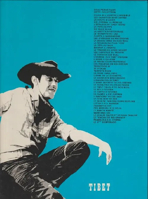 Verso de l'album Chick Bill Tome 4 Le trésor du gros magot
