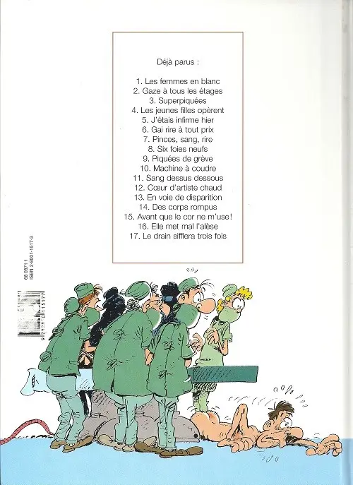 Verso de l'album Les Femmes en Blanc Tome 3 Superpiquées