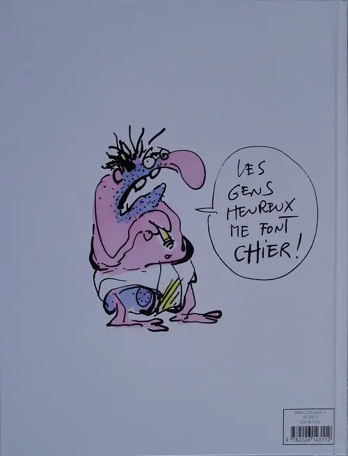 Verso de l'album Gros dégueulasse