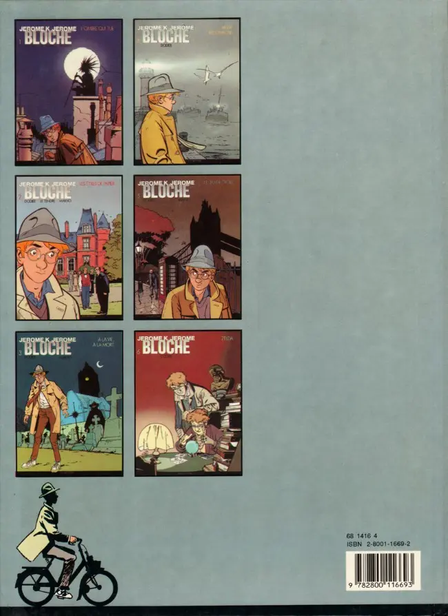 Verso de l'album Jérôme K. Jérôme Bloche Tome 4 Passé recomposé
