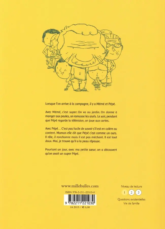 Verso de l'album La Petite famille Tome 3 Le grand ours