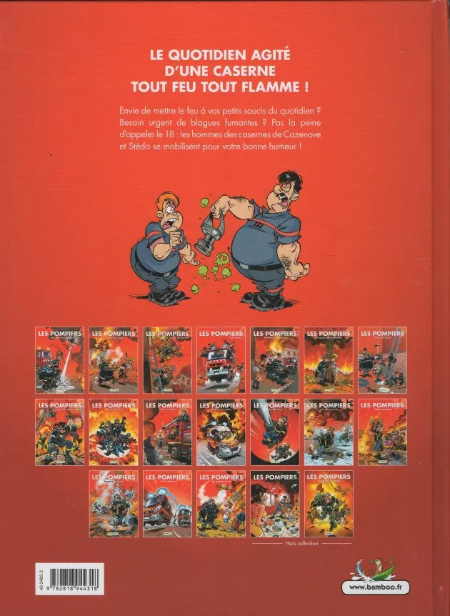 Verso de l'album Les Pompiers Tome 9 Feu à volonté !